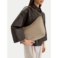 Torebka GINO ROSSI. Szare torebki do ręki damskie Gino Rossi, bez wzorów, klasyczne, bez dodatków. Za 199.99 zł.