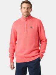 Sweter Męski Helly Hansen Smoegen 1/2 Zip. Białe swetry przez głowę męskie Helly Hansen, na jesień, l, bez wzorów, z bawełny, bez kołnierzyka. Za 558.00 zł.