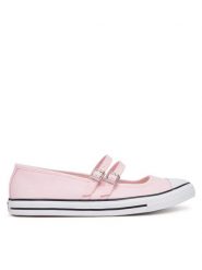 Converse Baleriny Chuck Taylor All Star Dainty Mary Jane A11856C Różowy. Czerwone baleriny damskie Converse, bez wzorów, z materiału, retro, bez obcasa. Za 209.99 zł.