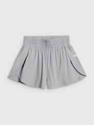 Spodenki szorty damskie treningowe szybkoschnące szare 4F Szary XS. Szare szorty damskie 4f, xs, bez wzorów, z elastanu. Za 149.99 zł.