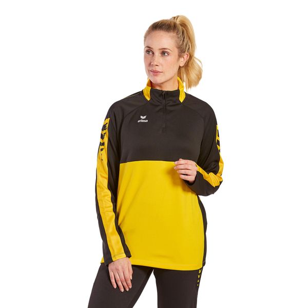 Bluza treningowa Erima Six Wings. Czarne bluzy sportowe męskie Erima, m, bez wzorów, bez kaptura, na fitness i siłownię. Za 208.50 zł.