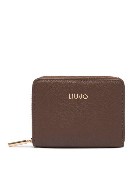 Liu Jo Portfel AF6156 E1019 Brązowy. Brązowe portfele damskie Liu Jo, bez wzorów. Za 249.99 zł.