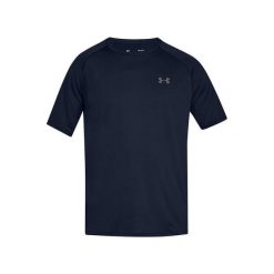 Męska Koszulka Tech 2.0 Z Krótkim Rękawem. Niebieskie koszulki sportowe męskie Under Armour, m, bez wzorów, z materiału, bez kołnierzyka, bez ramiączek, na fitness i siłownię. Za 171.92 zł.