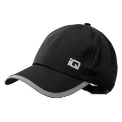 Czapka z daszkiem IQ Intelligence Quality Rome. Czarne czapki i kapelusze męskie IQ, bez wzorów, z elastanu, sportowe. Za 69.29 zł.
