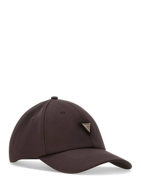 Guess Czapka z daszkiem V6RZ08 WG980 Brązowy. Brązowe czapki i kapelusze damskie Guess, z aplikacjami, z poliesteru. Za 138.99 zł.