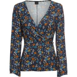 Shirt w kwiaty bonprix ciemnoniebieski w kwiaty. Bluzki damskie marki bonprix. Za 49.99 zł.