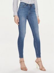 Lee Jeansy Scarlet 112346881 Niebieski Skinny Fit. Niebieskie jeansy damskie Lee. Za 399.00 zł.