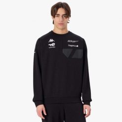 Sweatshirt Peugeot Sport Arefodo 2025. Czarne bluzy męskie Kappa, m, bez wzorów, bez kaptura. Za 447.50 zł.