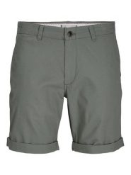 Jack & Jones Szorty materiałowe Dave 12182549 Zielony Regular Fit. Zielone szorty męskie Jack & Jones, m, bez wzorów, z bawełny. Za 109.99 zł.