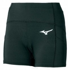 Spodenki tenisowe damskie Mizuno Short Tight. Czarne szorty sportowe damskie Mizuno, l, bez wzorów, z materiału, do biegania. Za 127.40 zł.
