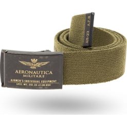 PASEK Aeronautica Militare. Brązowe paski damskie Aeronautica Militare, bez wzorów, z tkaniny. Za 299.00 zł.