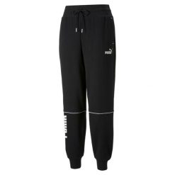 Damski kombinezon do joggingu z wysokim stanem Puma Power Colorblock TR cl. Czarne spodnie materiałowe damskie Puma, xs, bez wzorów, z podwyższonym stanem. Za 191.50 zł.