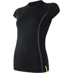 Sensor Koszulka Sportowa Damska Active Black L. Czarne koszulki sportowe damskie Sensor, l, bez wzorów, bez kołnierzyka, bez ramiączek, outdoorowe. W wyprzedaży za 49.00 zł.