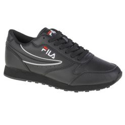 Buty sportowe Sneakersy damskie, Fila Orbit Low Wmn. Czarne obuwie sportowe damskie Fila, bez wzorów, z materiału, trekkingowe. Za 179.00 zł.
