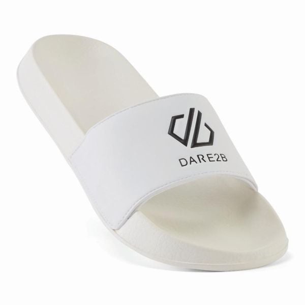 Klapki damskie Dare 2B Arch. Białe klapki damskie Dare 2b, bez wzorów, z materiału, eleganckie, bez obcasa. Za 128.50 zł.