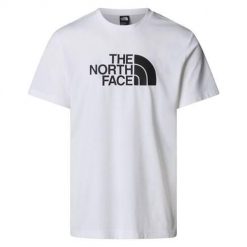 Koszulka sportowa męska The North Face Easy Tnf. Białe koszulki sportowe męskie The North Face, m, bez wzorów, z bawełny, bez kołnierzyka, bez ramiączek. Za 179.00 zł.
