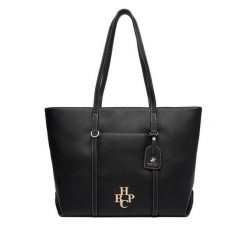 Torebka Beverly Hills Polo Club. Czarne torebki do ręki damskie Beverly Hills Polo Club, bez wzorów, bez dodatków. Za 229.99 zł.