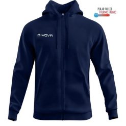 Męski bluz Givova Polarfleece 500 - Komfort i ciepło. Niebieskie koszulki sportowe męskie Givova, m, bez wzorów, z poliesteru, bez kołnierzyka, bez ramiączek. Za 92.02 zł.