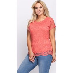 Koralowa Bluzka Intertwined. Pomarańczowe bluzki damskie Born2be. Za 29.99 zł.