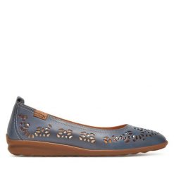 Baleriny Pikolinos. Niebieskie baleriny damskie Pikolinos, bez wzorów, bez obcasa. Za 459.99 zł.