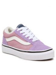 Vans Tenisówki Old Skool VN000W9TD1Q1 Fioletowy. Fioletowe buty sportowe dziewczęce Vans, bez wzorów, ze skóry, bez zapięcia. Za 169.99 zł.