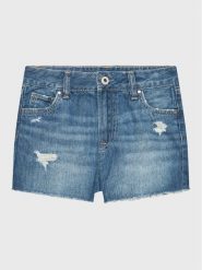 Pepe Jeans Szorty jeansowe Patty Short PG800783MR1 Niebieski Regular Fit. Niebieskie spodenki dla dziewczynek Pepe Jeans, bez wzorów, z bawełny. Za 139.99 zł.