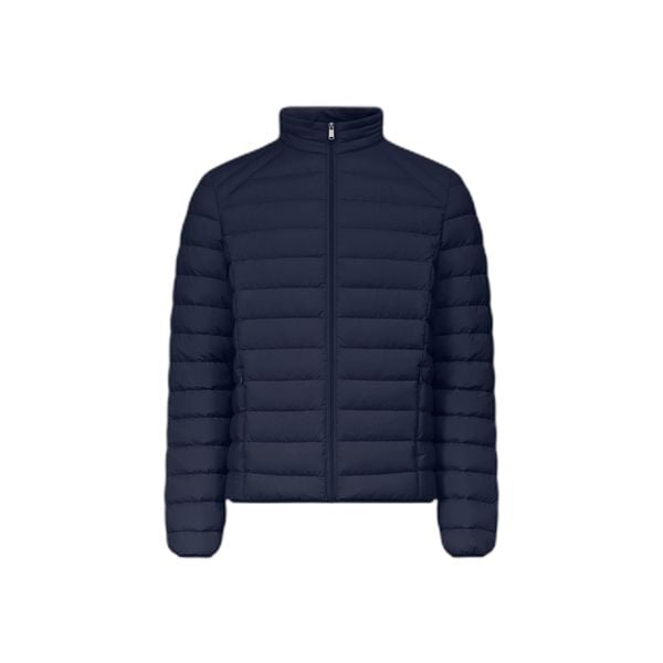 Lekka kurtka puchowa dla dorosłych JOTT Aragon. Niebieskie kurtki męskie jott, bez wzorów, z puchu, sportowe, bez kaptura. Za 406.99 zł.