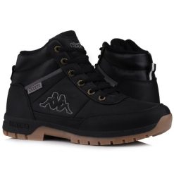 Buty męskie sportowe KAPPA BRIGHT MID LIGHT 242075 1111. Czarne trekkingi męskie Kappa, na jesień, za kostkę, trekkingowe. Za 263.75 zł.