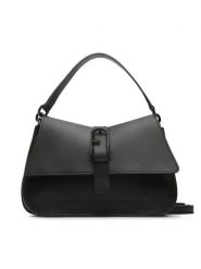 Furla Torebka Flow WB00996-BX2045-O6000-1020 Czarny. Czarne torebki do ręki damskie Furla, bez wzorów, ze skóry, bez dodatków. Za 1,259.00 zł.
