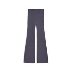 Damskie spodnie dzwony TAD ESSENTIALS PUMA. Szare spodnie materiałowe damskie Puma, xs, bez wzorów, z dzianiny, z podwyższonym stanem. Za 179.00 zł.
