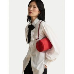 Torebka LAUREN RALPH LAUREN. Czerwone torebki do ręki damskie Lauren Ralph Lauren, bez wzorów, klasyczne, bez dodatków. Za 1,299.00 zł.