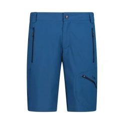 Bermudy z kieszenią termoklejoną CMP. Niebieskie szorty męskie CMP, l, bez wzorów. Za 274.00 zł.