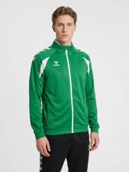 Kurtka z dresu Hummel Core 2.0. Białe kurtki sportowe damskie Hummel, xl, bez wzorów, z dresówki, bez kaptura, na fitness i siłownię. Za 210.45 zł.
