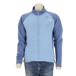 Second life - The North Face bluza polarowa damska Vintage Y2K - Jak nowy. Niebieskie bluzy damskie The North Face, l, bez wzorów, z materiału, bez kaptura, trekkingowe. Za 170.36 zł.
