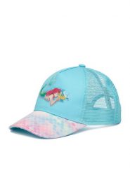 Princess Czapka z daszkiem CEO-ACCCS-SS26-241DPRN Turkusowy. Niebieskie rękawiczki dziecięce Princess, bez wzorów, z bawełny. Za 39.99 zł.