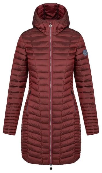 Płaszcz damski Loap Iliana czerwony. Czerwone płaszcze damskie Scarpa, na zimę, s, bez wzorów, z materiału, biznesowe, bez kaptura. Za 291.99 zł.