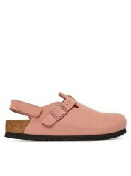 Birkenstock Sandały Tokio As 1030824 D Różowy. Czerwone sandały dziewczęce Birkenstock, ze skóry, bez zapięcia. Za 369.99 zł.