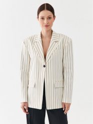 Hugo Marynarka Aeva 50494497 Beżowy Relaxed Fit. Brązowe żakiety damskie Hugo, bez wzorów, z bawełny. Za 1,269.00 zł.