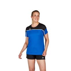 Damski jersey Erima Change. Czarne koszulki sportowe damskie Erima, bez wzorów, z jersey, bez kołnierzyka, bez ramiączek, do piłki nożnej. Za 184.50 zł.