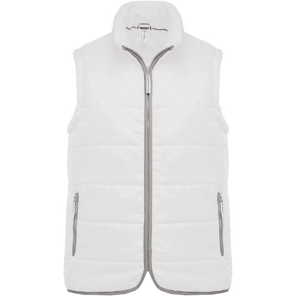 Kamizelki puchowe Kariban Matelassé. Białe kurtki męskie KARIBAN, m, bez wzorów, z puchu, eleganckie, bez kaptura. Za 216.50 zł.