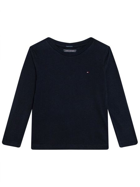 Tommy Hilfiger Bluzka KB0KB04141 S Granatowy Long Sleeve. Niebieskie t-shirty dla chłopców Tommy Hilfiger, bez wzorów, z bawełny, bez ramiączek. Za 69.99 zł.