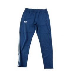 Spodnie dresowe męskie Under Armour Fitted Piqué. Niebieskie spodnie sportowe męskie Under Armour, m, bez wzorów, z dresówki, do biegania. Za 106.46 zł.