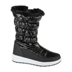 Buty CMP Holse 39Q4996-U901 czarne. Czarne śniegowce i trapery damskie z futra. Za 470.29 zł.