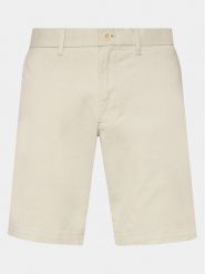 Tommy Hilfiger Szorty materiałowe Brooklyn MW0MW23563 Beżowy Regular Fit. Brązowe szorty męskie Tommy Hilfiger, m, bez wzorów, z bawełny. Za 209.99 zł.