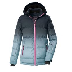 Kurtka dziewczęca Killtec KSW 330. Niebieskie buty zimowe dziewczęce KILLTEC, bez wzorów, z puchu, bez zapięcia. Za 348.00 zł.