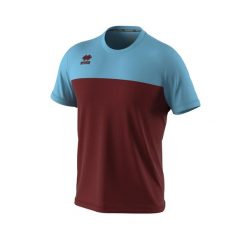 Koszulka Errea Brandon. Czerwone koszulki sportowe męskie ERREA, m, bez wzorów, z materiału, bez kołnierzyka, bez ramiączek, do piłki nożnej. Za 194.99 zł.