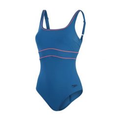 Strój pływacki jednoczęściowy Speedo New Contour Eclipse. Czerwone kostiumy jednoczęściowe damskie Speedo, xs, bez wzorów, sportowe, do pływania. Za 179.99 zł.
