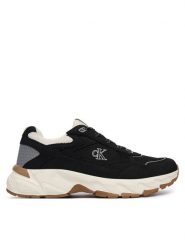 Calvin Klein Sneakersy V3X9-83485-1960 S Czarny. Czarne buty sportowe dziewczęce Calvin Klein, bez wzorów, ze skóry, bez zapięcia. Za 389.99 zł.