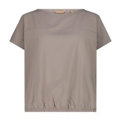 Koszulka lekka z kieszeniami damska CMP. Brązowe koszulki sportowe damskie CMP, m, bez wzorów, z elastanu, bez kołnierzyka, bez ramiączek, trekkingowe. Za 195.00 zł.
