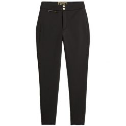Damskie legginsy Superdry Luxe. Czarne legginsy damskie Superdry., s, bez wzorów. W wyprzedaży za 726.60 zł.